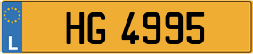Truck License Plate